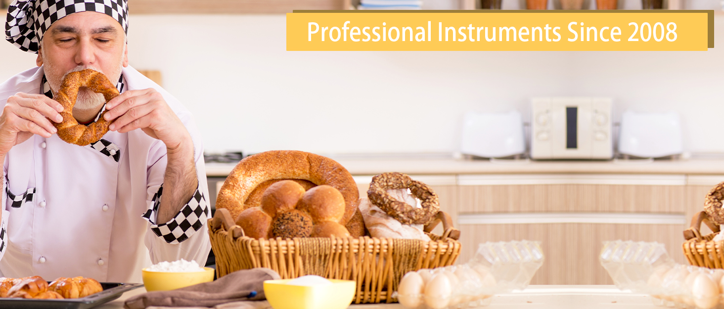 YINMIK Digital pH Meter for Food, pH Probe for Sourdough and Bread Dough, Checking The pH of Fermenting Sausages and Salami, Waterproof pH Tester for Solid and Liquid Soft Soil Sample 9 ph meter for food