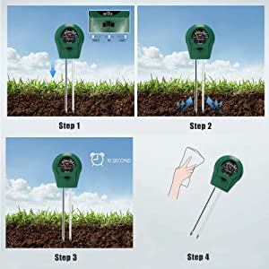 3 in 1 Soil Moisture Meter