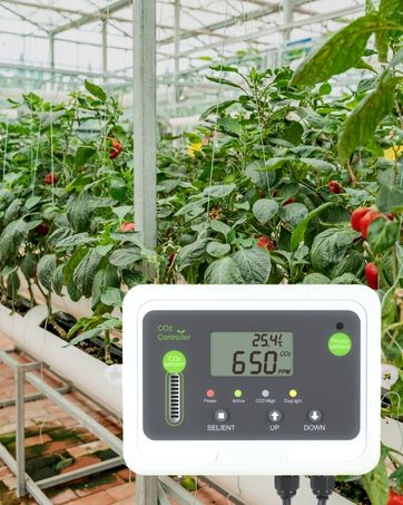 Day Night CO2 Monitor & Controller for Greenhouses