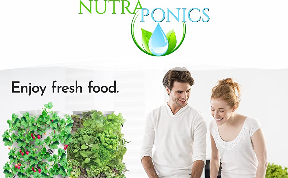 Nutraponics indoor hydroponic growing system garden tower 