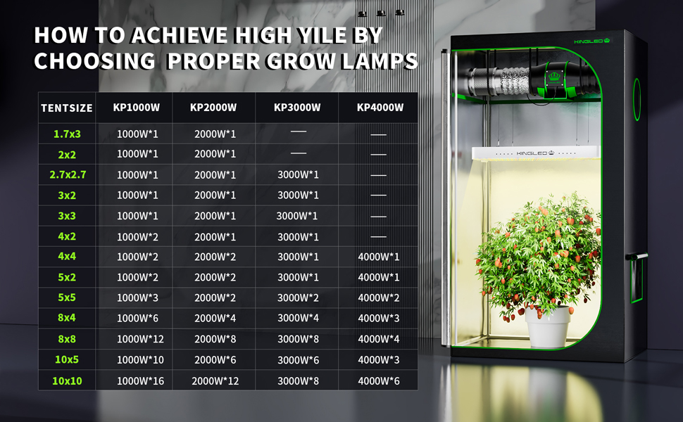 2000w grow lights for indoor plants