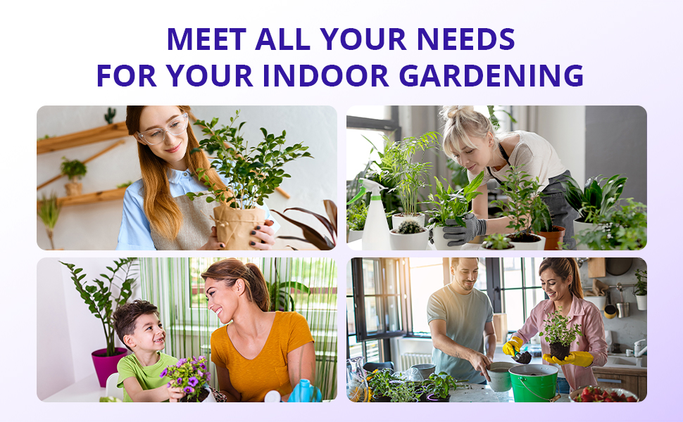 suitable for desks, balconies, greenhouses and indoor hydroponics