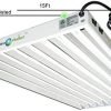 HYDRO PLANET T5 Grow Lights 4 Ft 8 Bulbs Fixture with 6500K Fluorescent HO Bulbs, T5 Grow Lights for Indoor Plants, UL Listed, 15 ft Power Cord with Hanger - Image 5