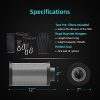 HYDROWE 4 Inch Air Carbon Filter for Grow Tent,Smellines Control with Australia Virgin Charcoal for inline duct fan，Hydroponic Growth,Pre-Filter Included - Image 5