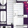 DOMMIA Grow Lights for Indoor Plants, 20W Ultra-Thin Invisible Plant Light, Full Spectrum Led Grow Lamp with 144 LEDs, DIY Assembly Grow Light Strip for Indoor Garden Greenhouse Aquarium Hydroponic - Image 6