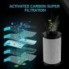 HYDROWE 4 Inch Air Carbon Filter for Grow Tent,Smellines Control with Australia Virgin Charcoal for inline duct fan，Hydroponic Growth,Pre-Filter Included - Image 2