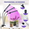 Grow Light for Indoor Plants - Adjustable Gooseneck Growing Light Strip W/9 Dimmable Red Blue Spectrum 3 Modes Auto ON/Off 3/9/12H Timer for Flower Greenhouse Veg Hydroponic Succulent Potted Growth - Image 6
