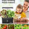 iDOO 8 Pods Hydroponic Growing System, Hydro Indoor Herb Garden Up to 15", Plants Germination Kit with Pump System - Image 7