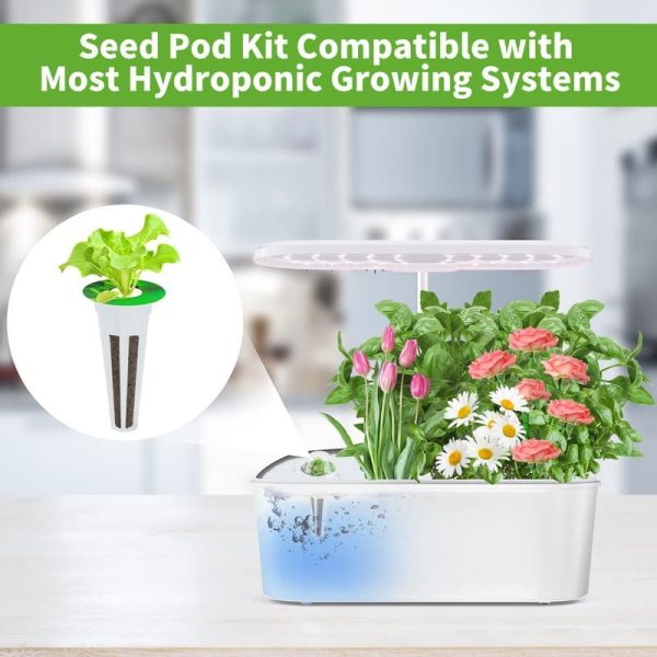 121 Pcs Seed Pod Kit for AeroGarden, Hydroponics Garden Accessories for Hydroponic Growing System, Grow Anything Kit with 30 Grow Sponges, 30 Grow Baskets, 30 Pod Labels, 30 Grow Domes, 1 Tweezer - Image 7
