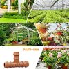 JOYPRO 24 Pieces Drip Irrigation Barbed Tee Fittings for 1/2” Tubing (0.600”ID) - Drip Tees (17mm) Irrigation Tubing Connectors for Drip Sprinkler Garden Lawn Systems - Image 7