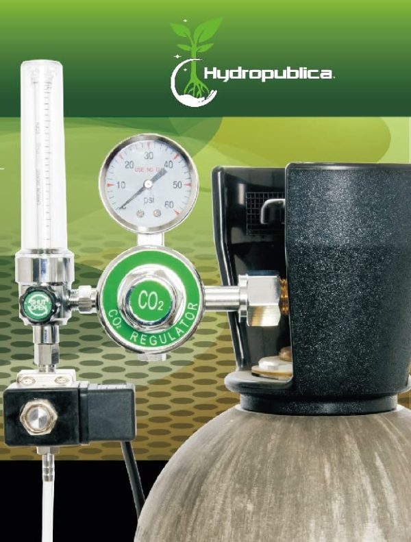 CO2 System with Timer Hydroponics CO2 Regulator Emitter System Flowmeter for Grow Room Grow Tent Garden House - Image 2