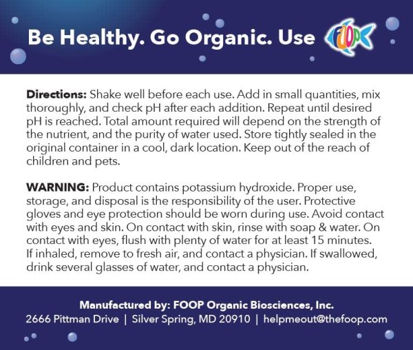 FOOP pH Up and Down – pH Control Kit | Corrects pH Imbalances, Maximizes Nutrient Absorption, Prevents Sickly Plants | Safe, Fast, and Easy to Use | Works Great in Any Growing Medium (16oz Pair) - Image 3